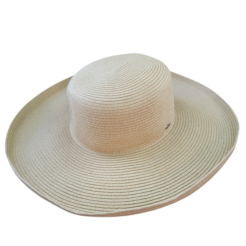 Greg Norman Signature Women's Straw Golf Hat Packable Summer Beach Sun Paper